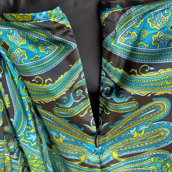 Richie Tailor Woman’s Paisley Boho Asymmetrical Skirt | Size M - Picture 5 of 9